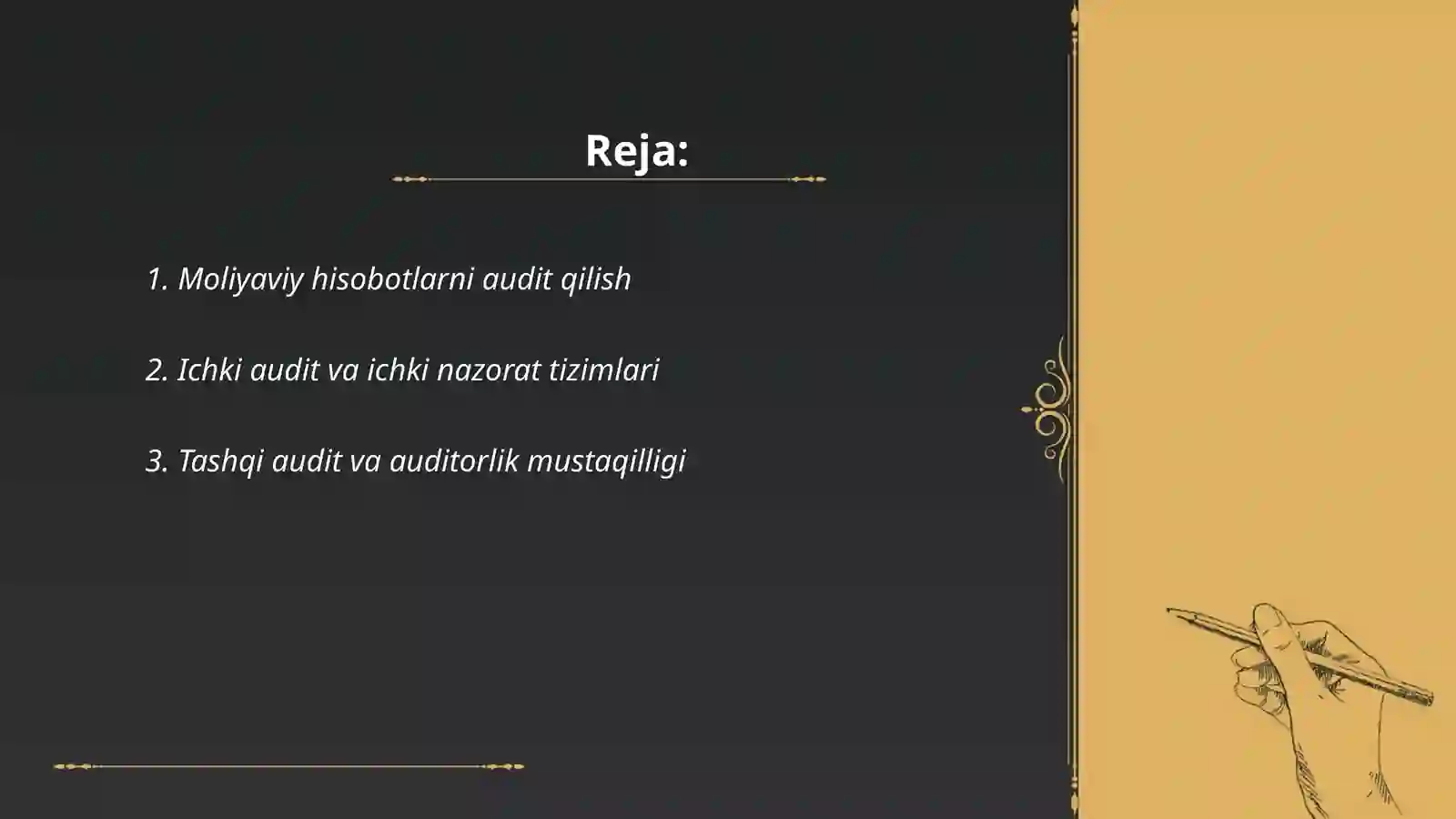Audit va moliyaviy nazorat 2