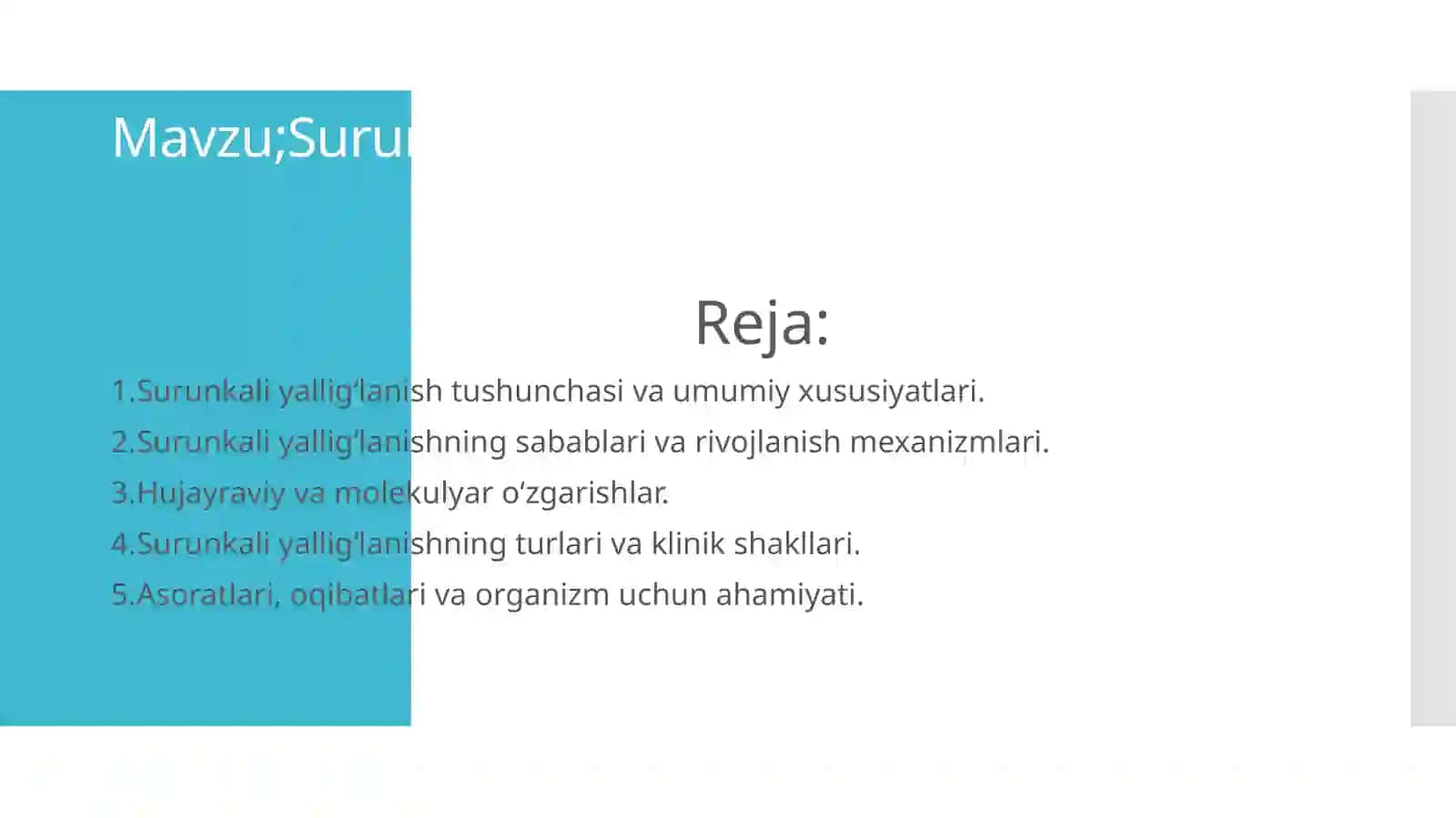 Davolash ishi fakulteti 2