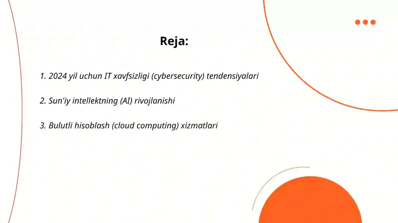 2024 yil uchun IT xavfsizligi (cybersecurity) tendensiyalari 2