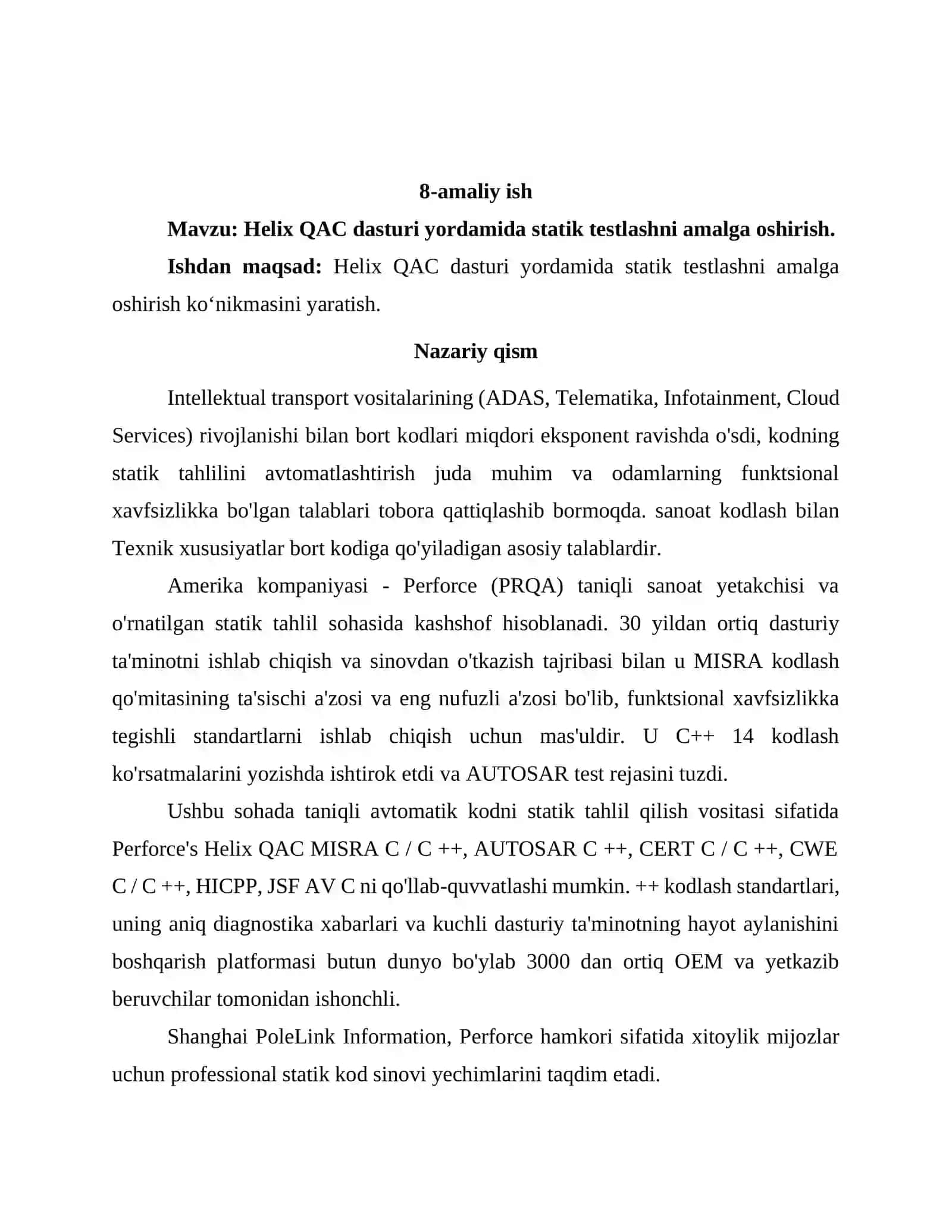 Helix QAC dasturi 2
