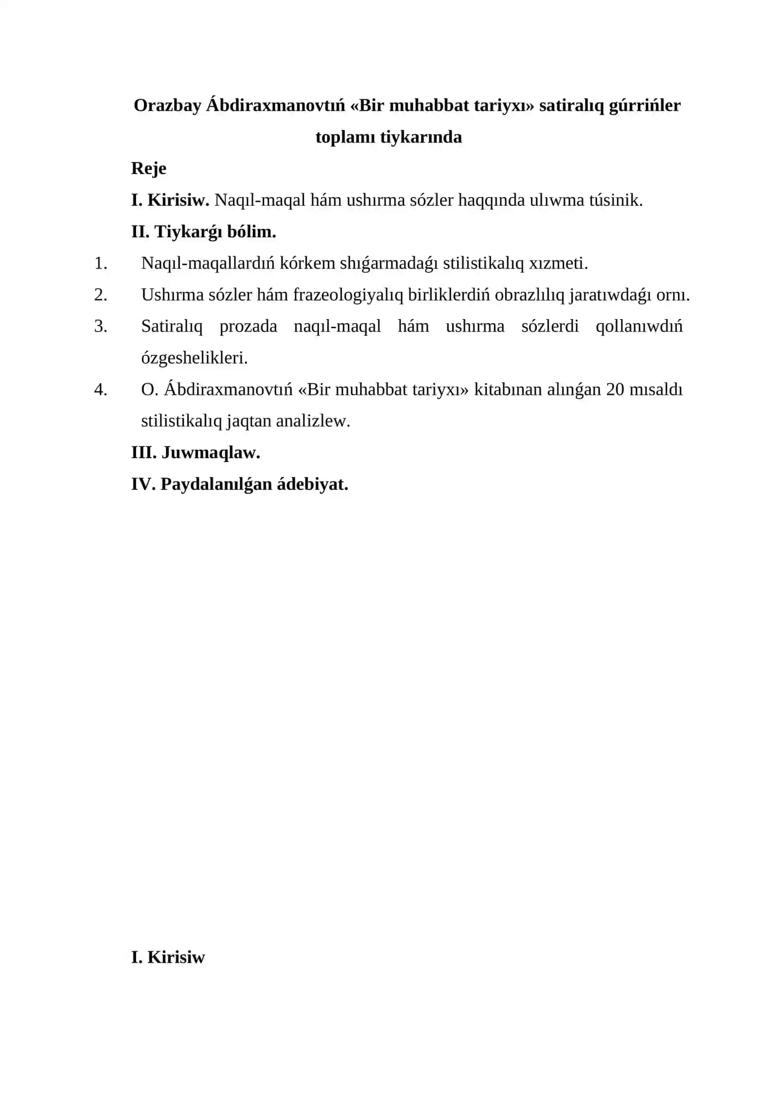 QARAQALPAQ TILI 2