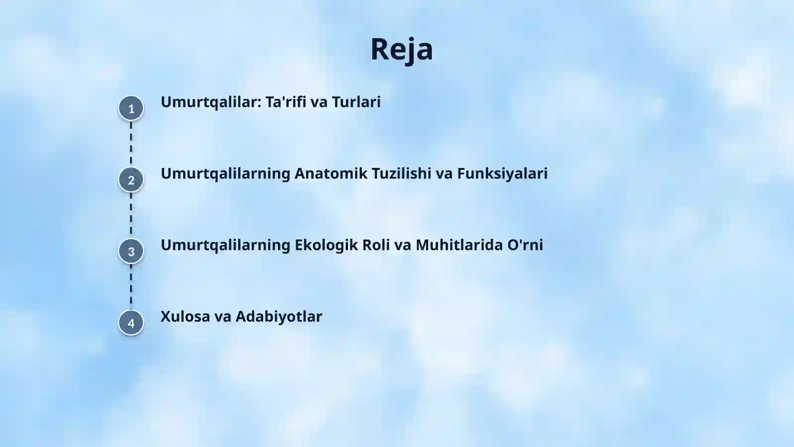 Umurtqalilar kenja tipi(Vertebrata) 2