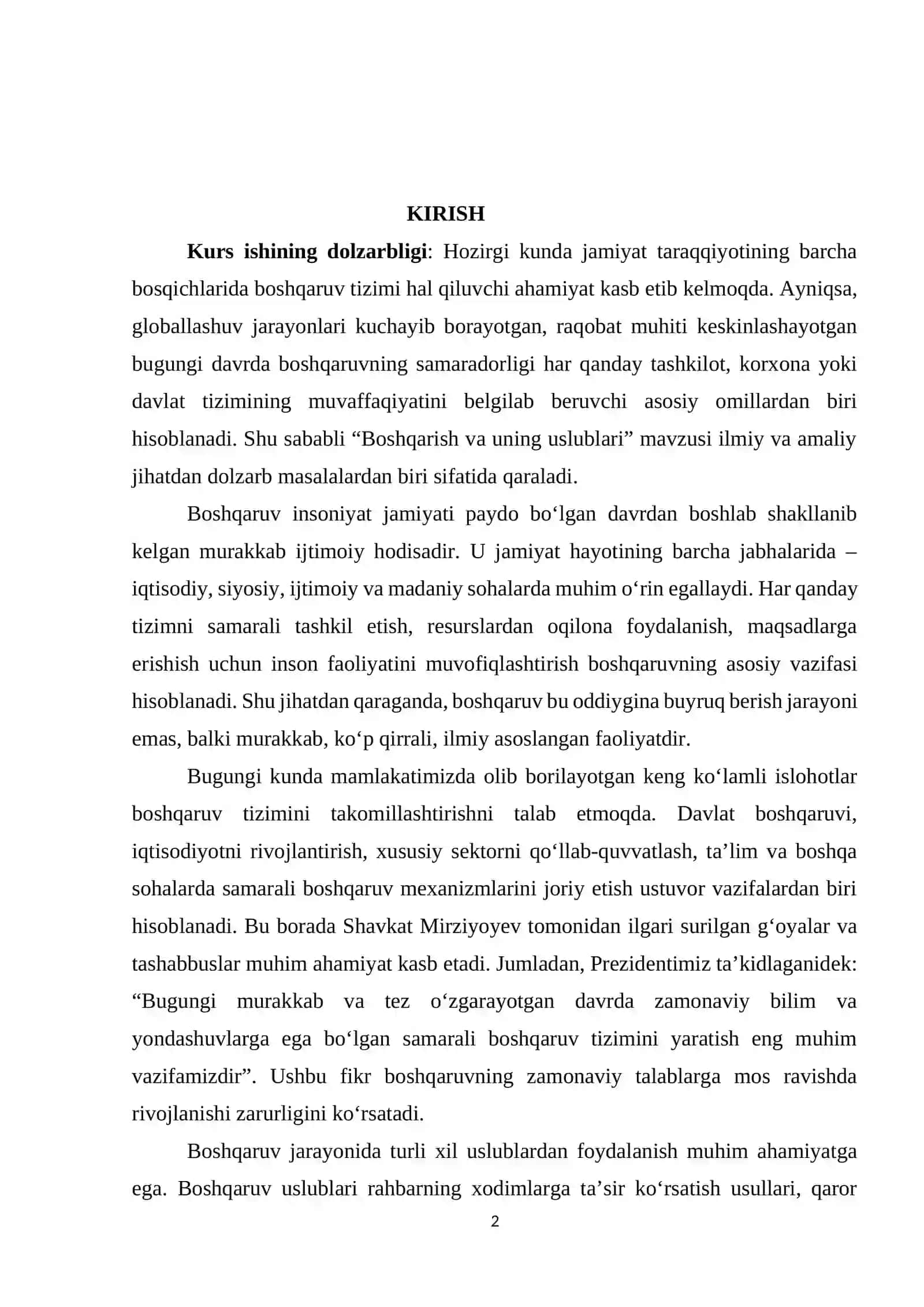 Boshqarish va uning uslublari 2
