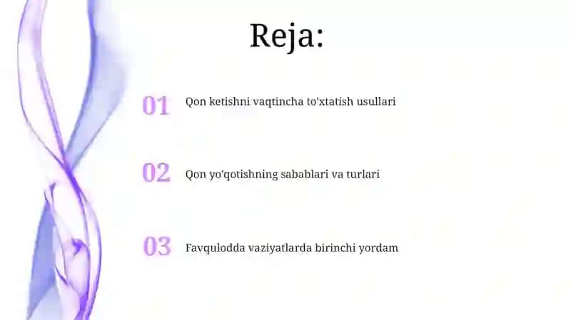 Qon ketishi va vaqtincha to'xtatish usullari 2