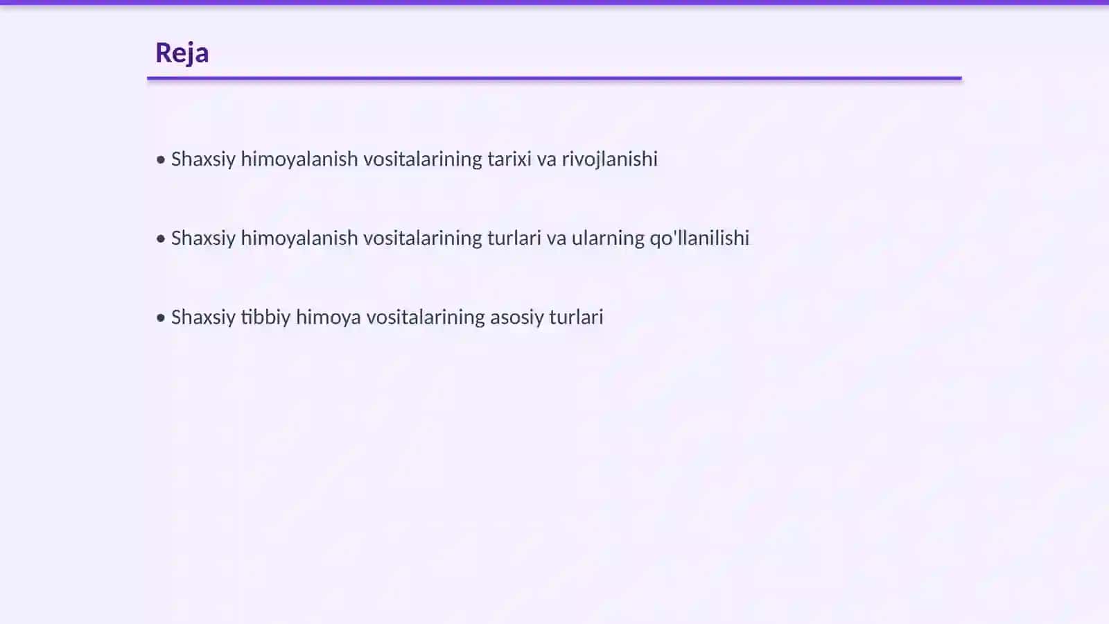 Shaxsiy himoyalanish vositalari 2