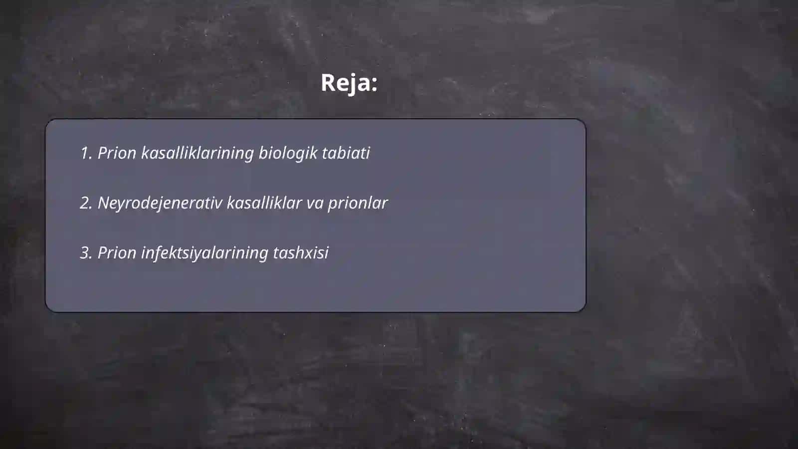 Prionlarni amaliyotda ahamiyati 2