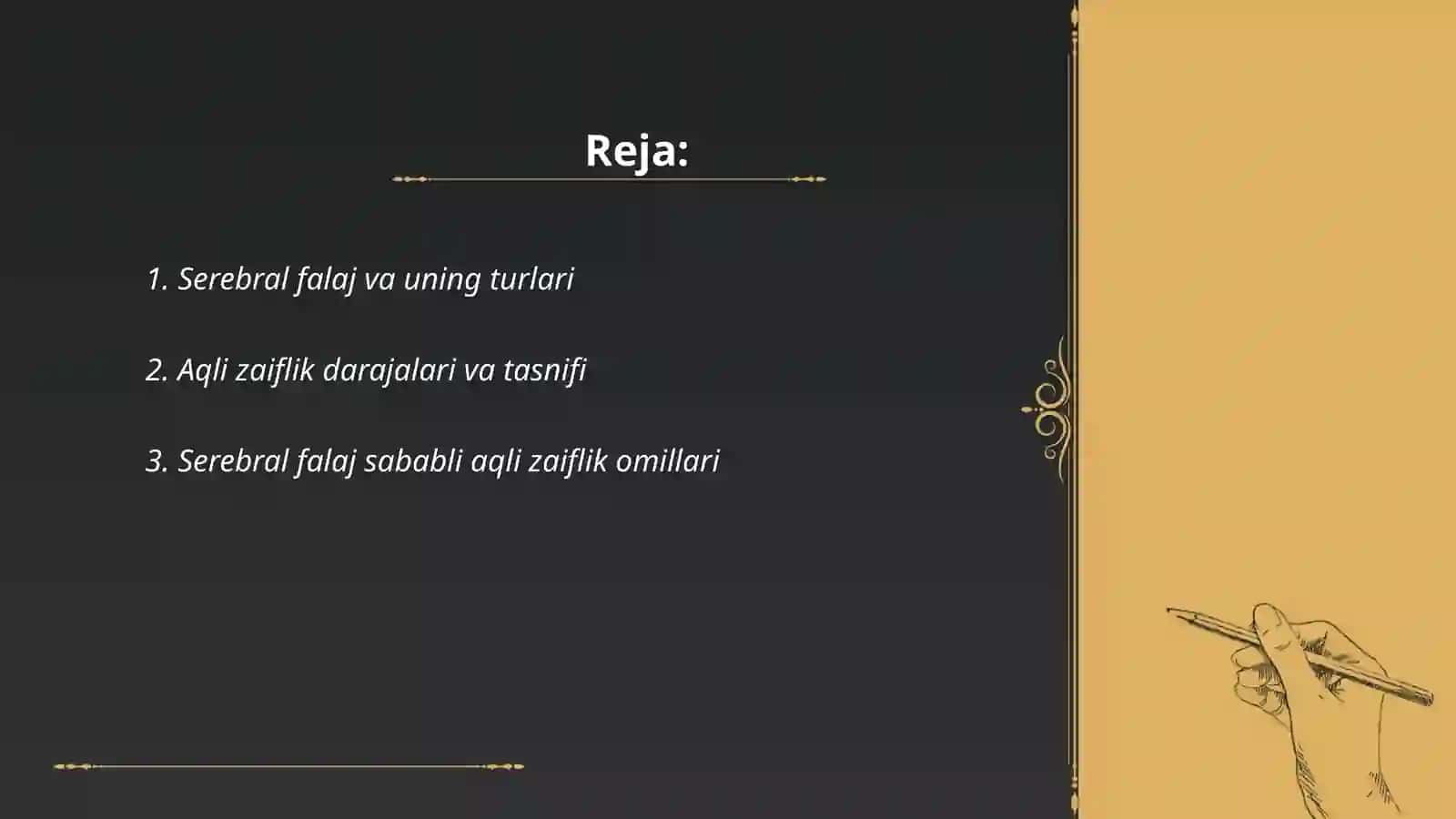 Serebral falajga ega bo'lgan aqli zaif bolalar 2