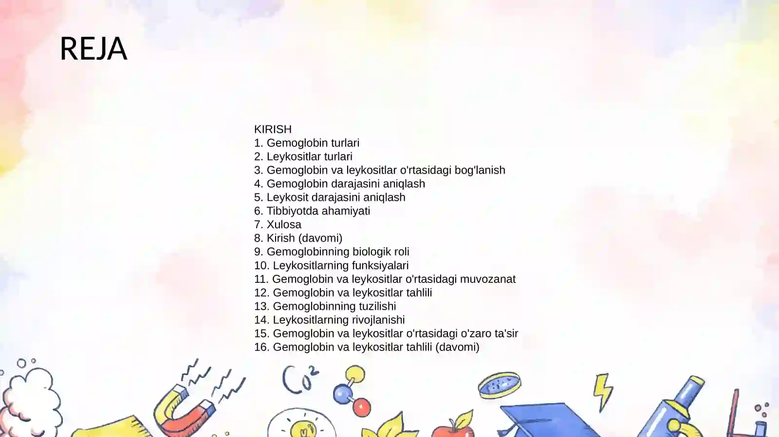 Gemoglobin va uning turlari 2