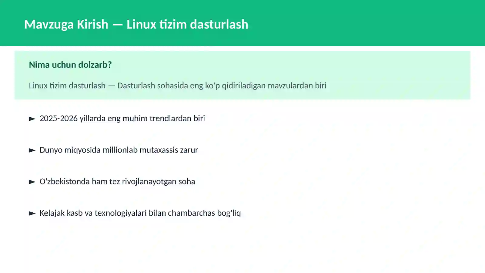 C++ VA TIZIM DASTURLASH 2