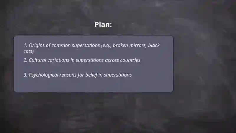Stereotypes and superstitions 2