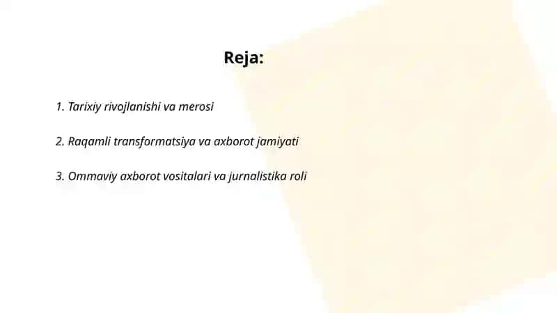 Markaziy Osiyo axborot madaniyatining òrni 2