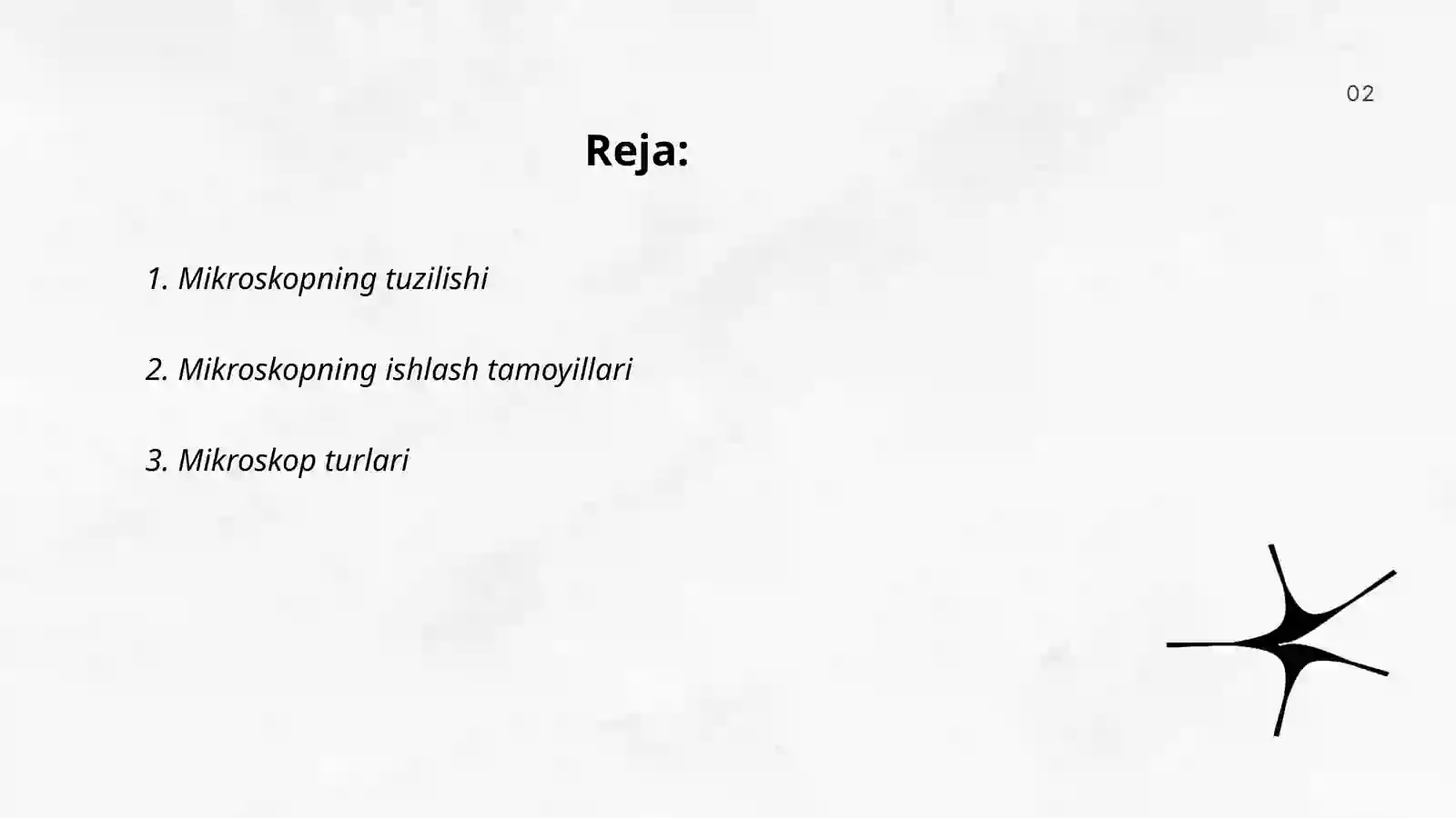 Mikroskop. Mikroskop bilan ishlash qoidasi. Vaqtinchalik preparatiar tayyorlash 2