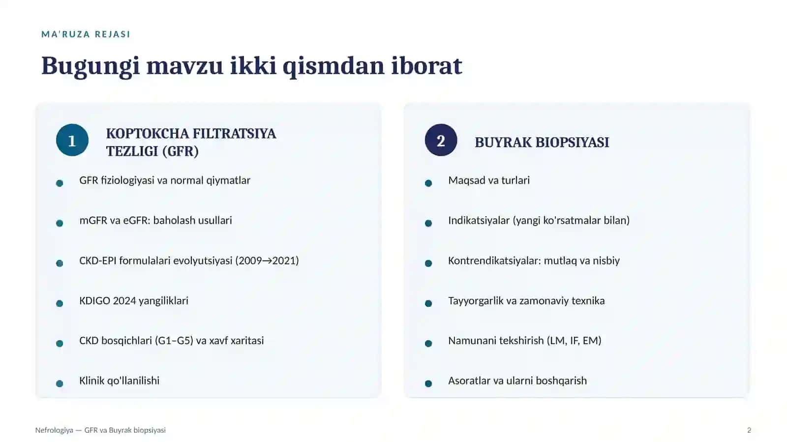 GFR va buyrak biopsiya 2