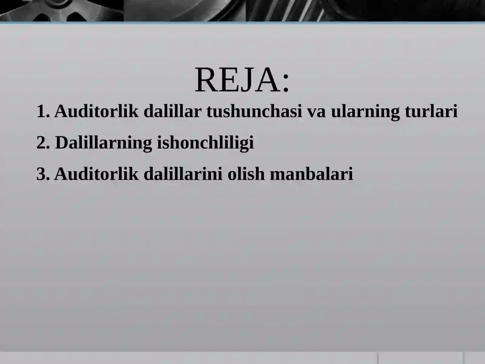 AUDITORLIK DALILLAR 2