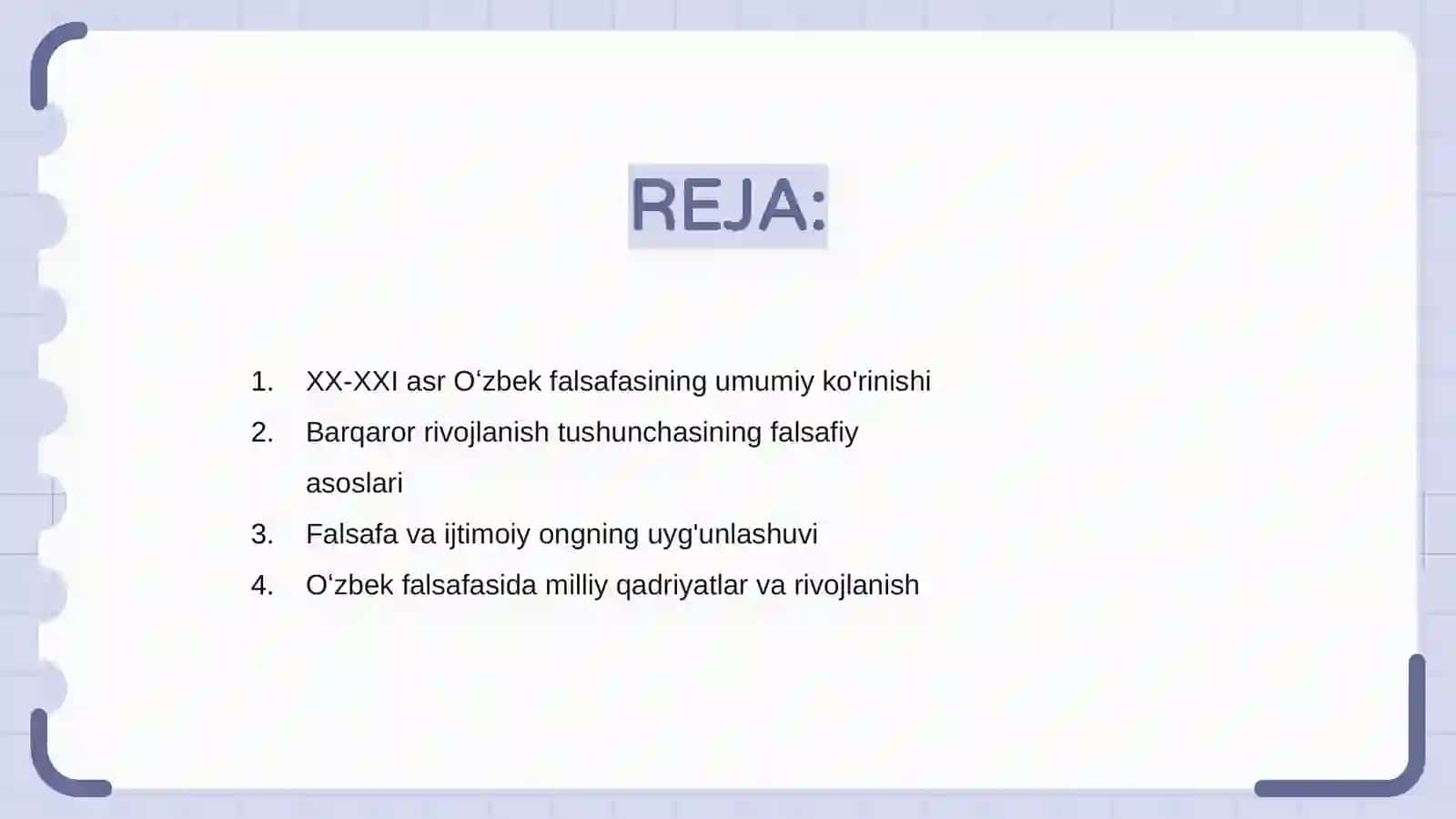 XX XXI asr O'zbek falsafasining barqaror rivojlanish maqsadlariga erishishdagi ijtimoiy ahamiyati 2