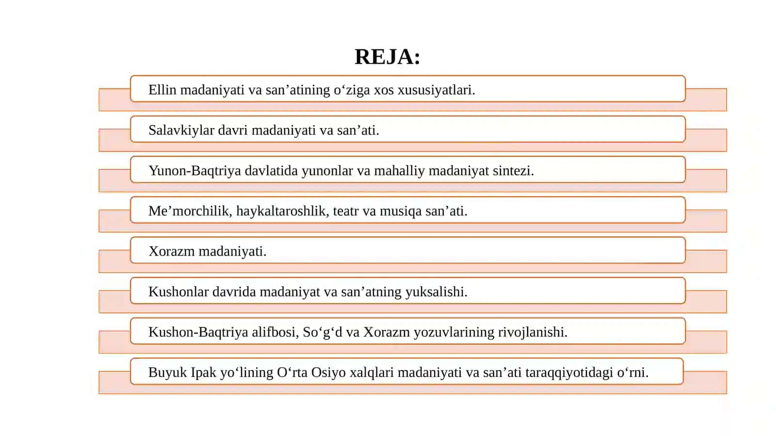 O‘RTA OSIYODA ANTIK DAVRNING BOSHLANISHI 2