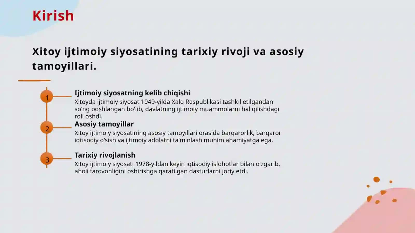 Xitoy hukumatida olib borilayotgan ijtimoiy siyosat 2