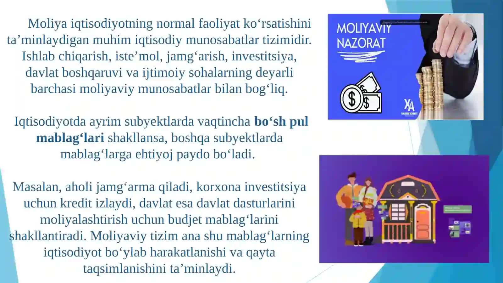 Moliyaviy tizim va moliyaviy infratuzilma 2