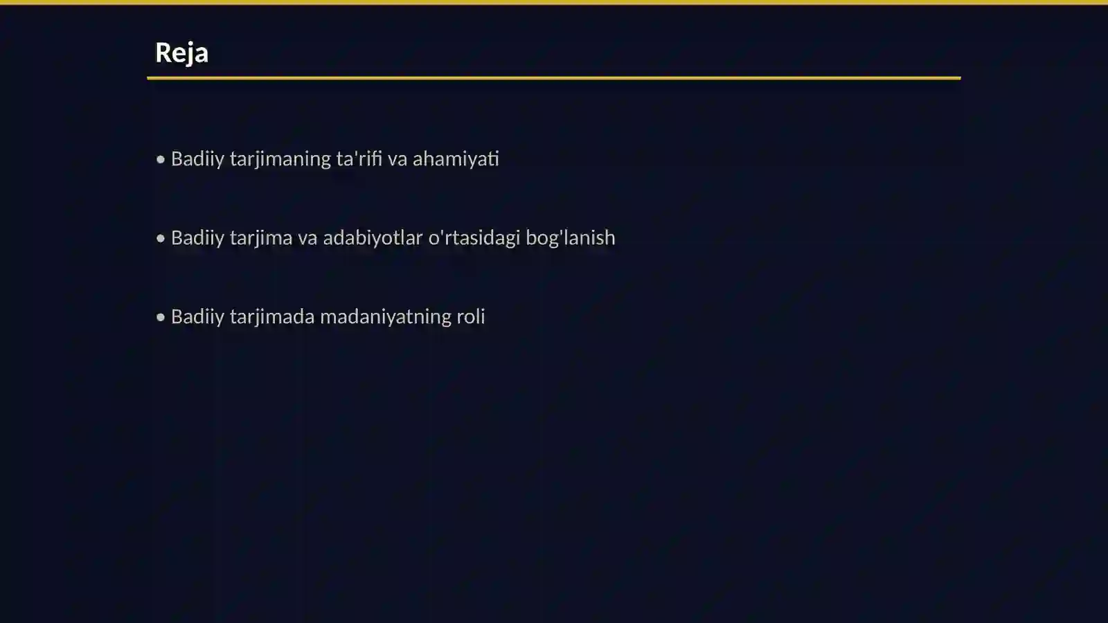 Badiiy tarjima masalalari 2