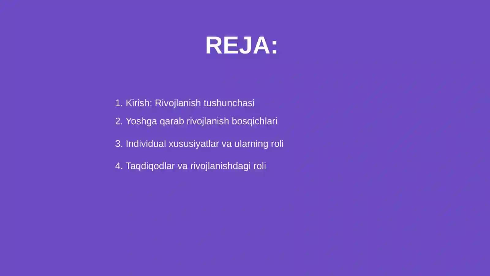 Rivojlanishning yoshga va individual xususiyatlariga oid taqdiqodlar tahlili 2