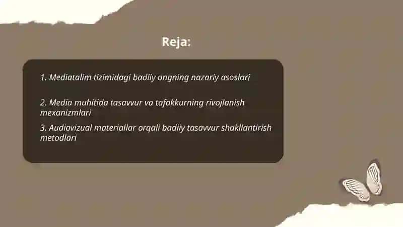 Mediatalim tizimidagi badiiy ong tasavvur va tafakkur 2