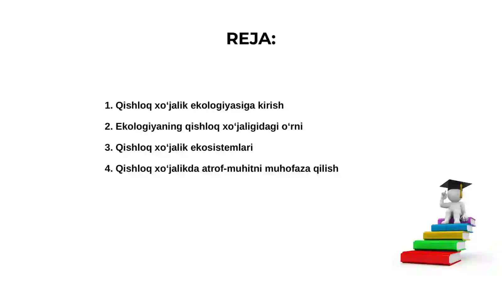 Qishloq xoʻjalik ekologiya sining asosiy yoʻnalishlari va qonunlari 2