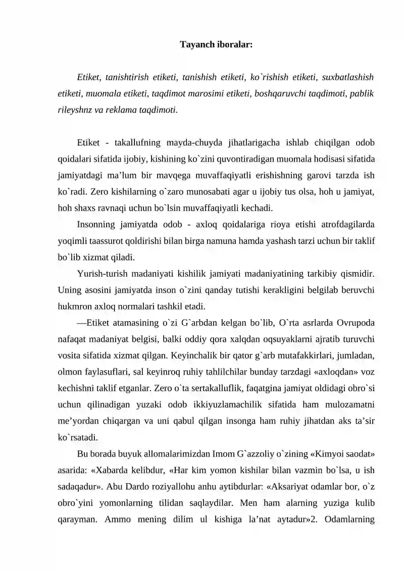 Etiket turlari 2