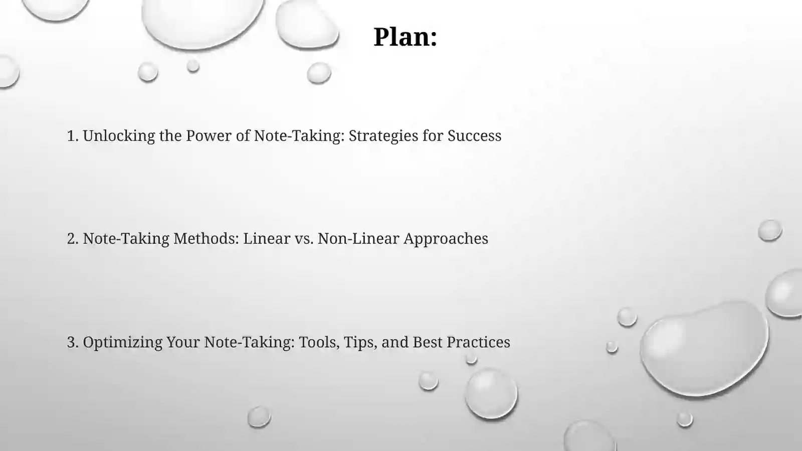 Note taking strategies 2