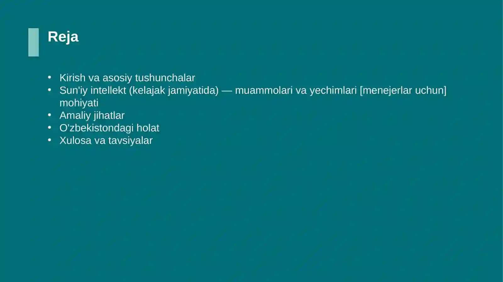 Sun'iy intellekt (kelajak jamiyatida) — muammolari va yechimlari [menejerlar uchun] 2