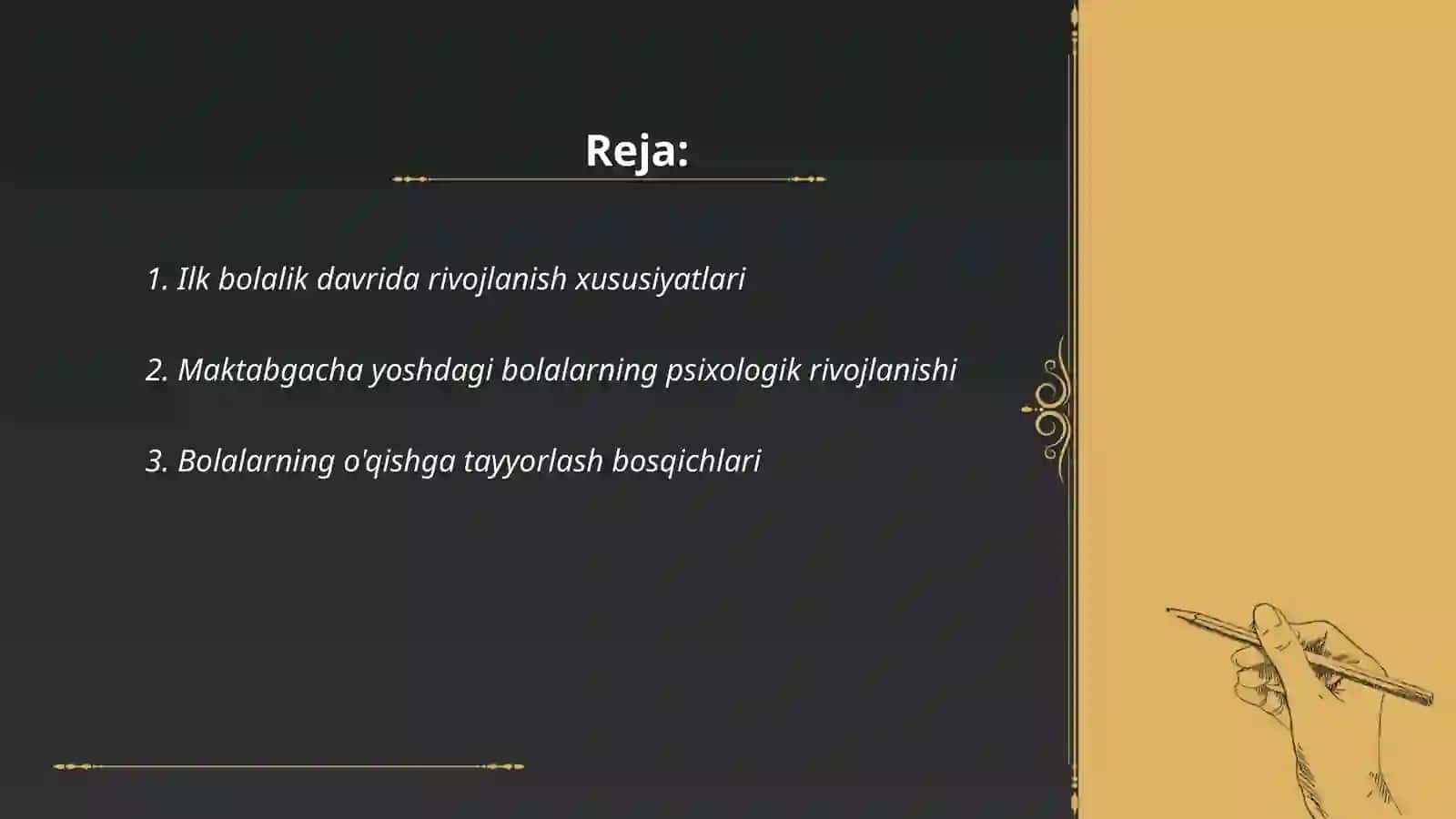 Ilk va maktabgacha yoshdagi bolalar pedagogikasi 2