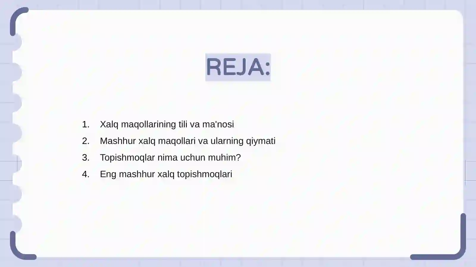 Xalq maqollari va topishmoqlar 2