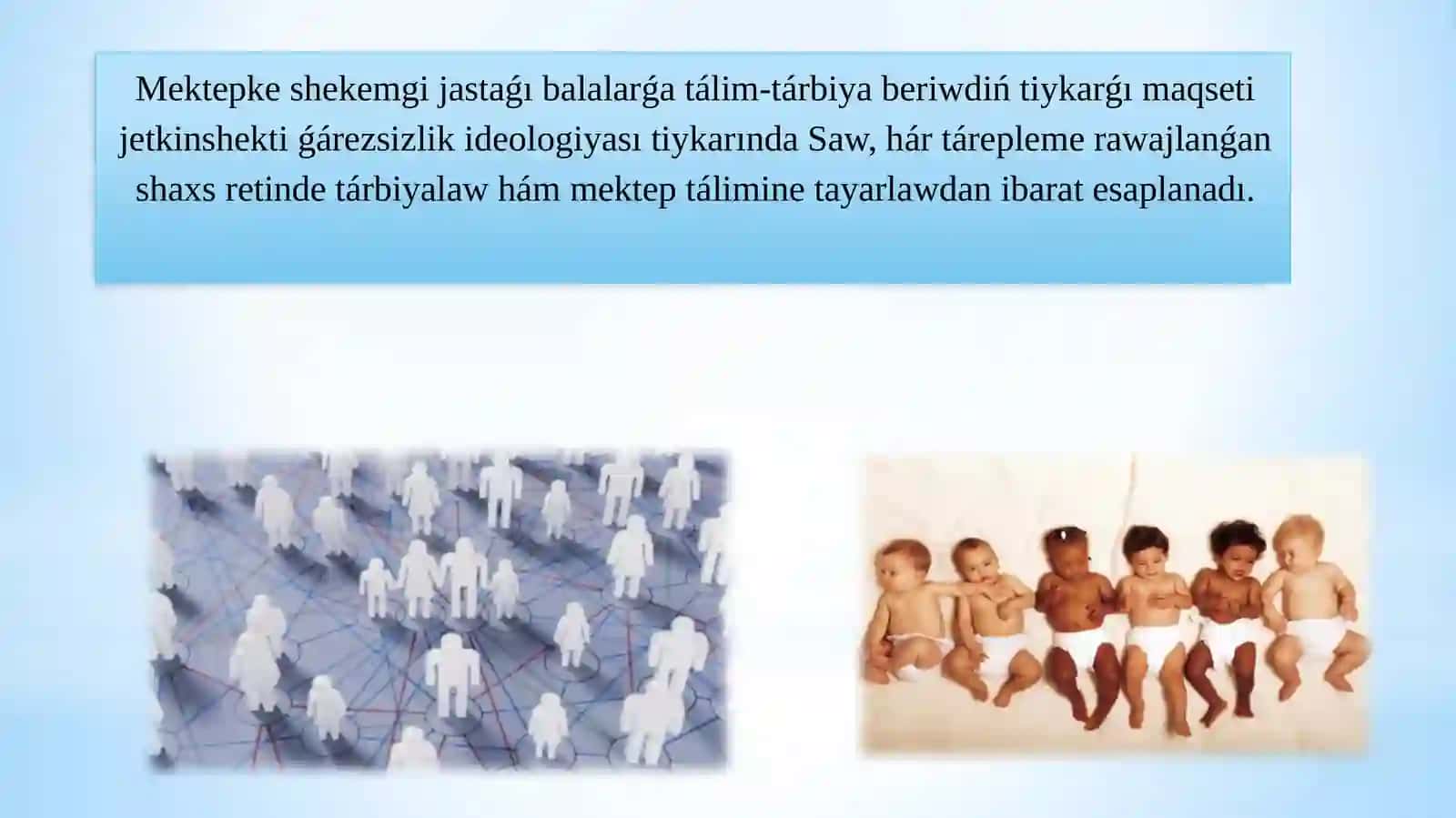Mektepke shekemgi jastaǵı balalardıń rawajlanıwınıń ayrıqsha qásiyetleri 2