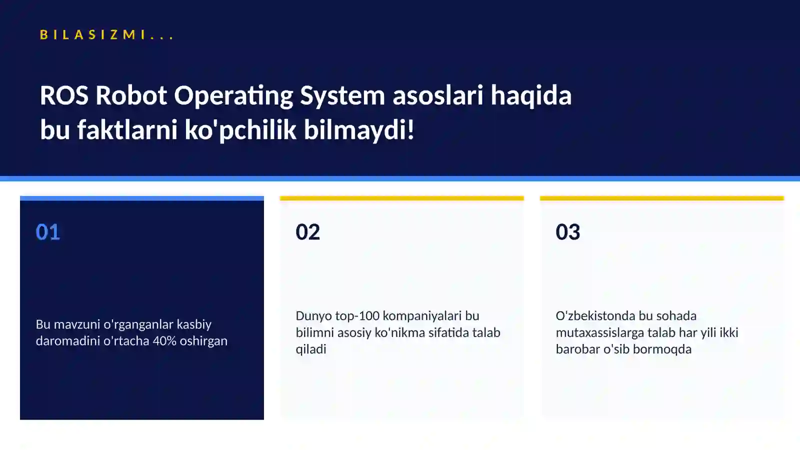ROS Robot Operating System asoslari 2