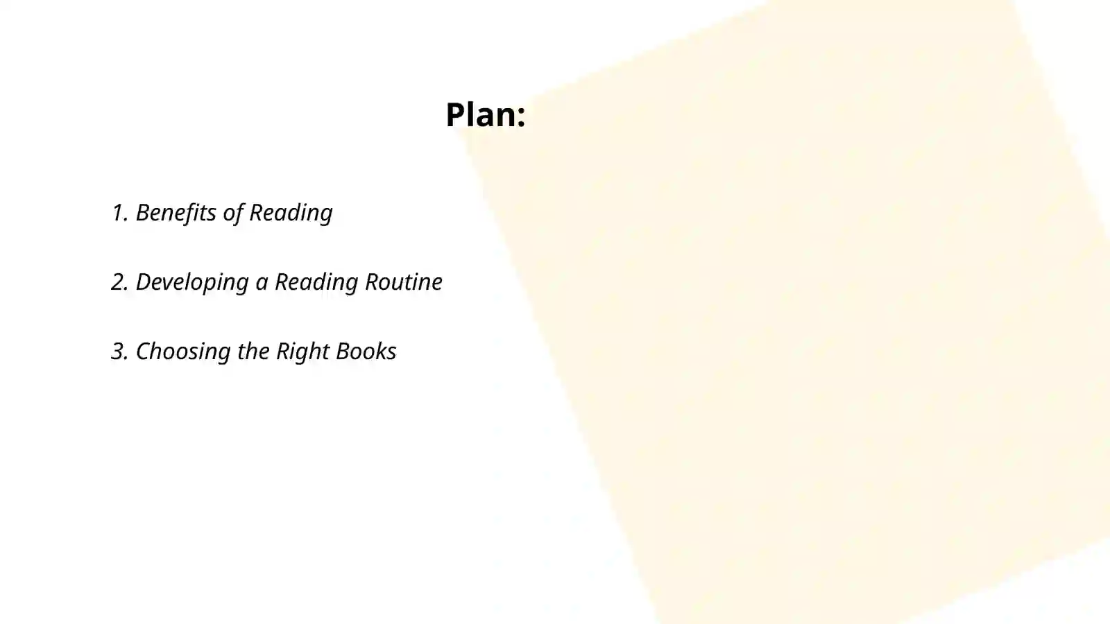 Reading habits 2