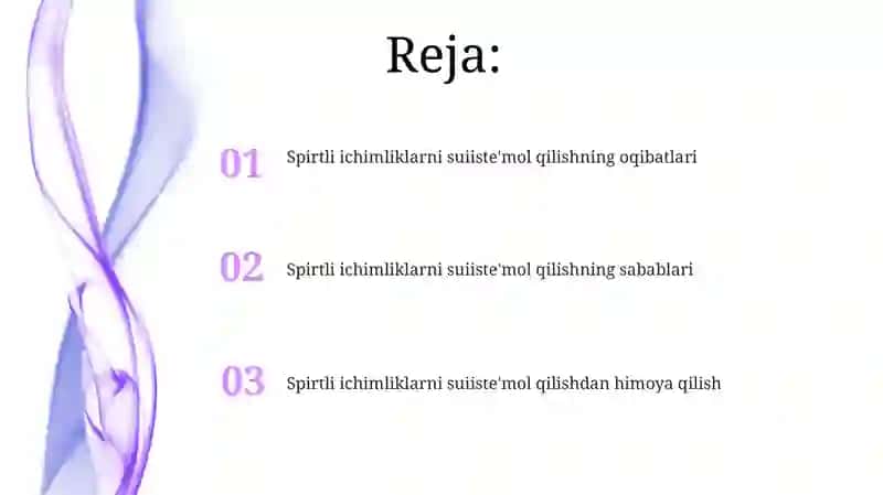 Spirtli ichimliklarni suiste’mol qilish 2