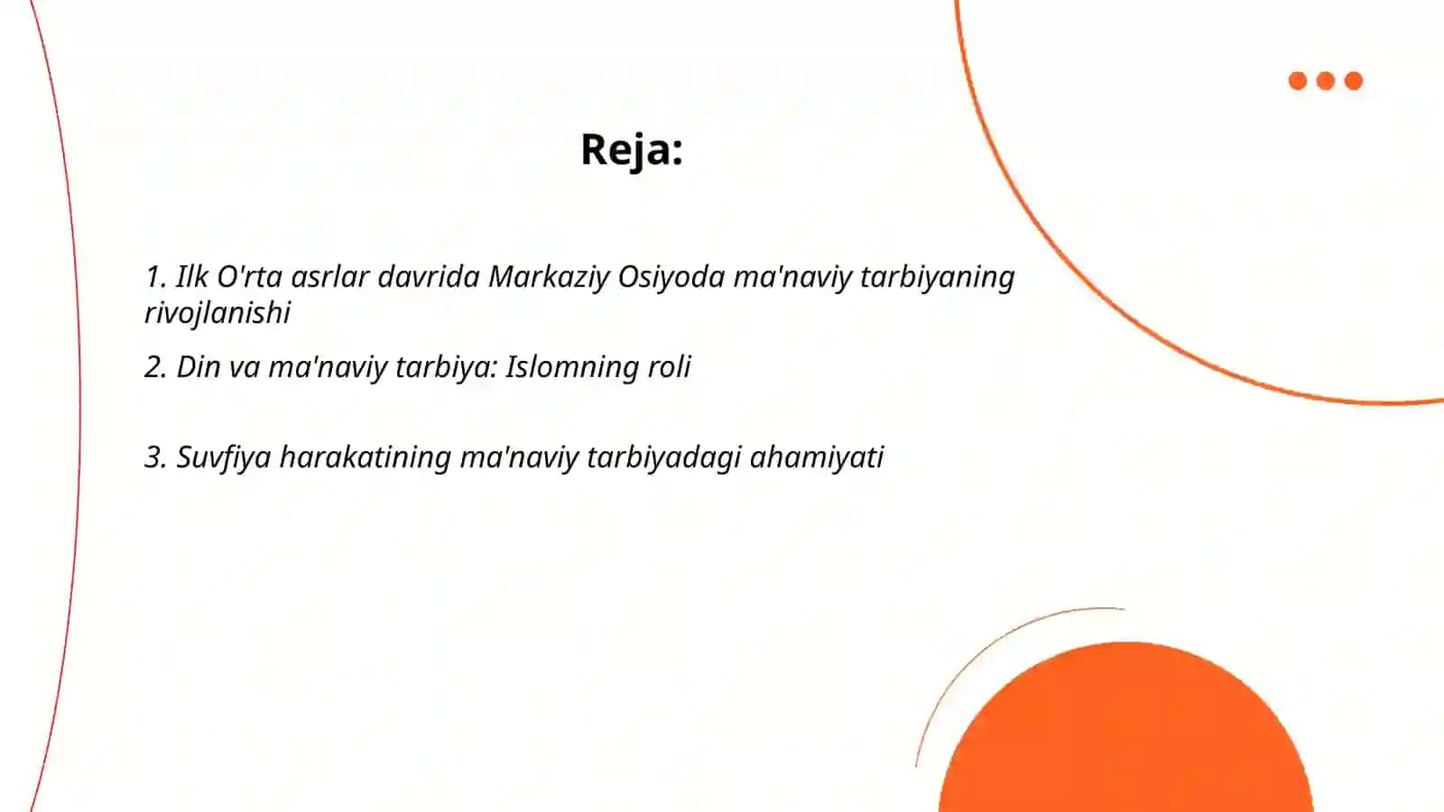 Ilk O'rta asrlarda Markaziy Osiyoda ma'naviy tarbiya masalasi 2