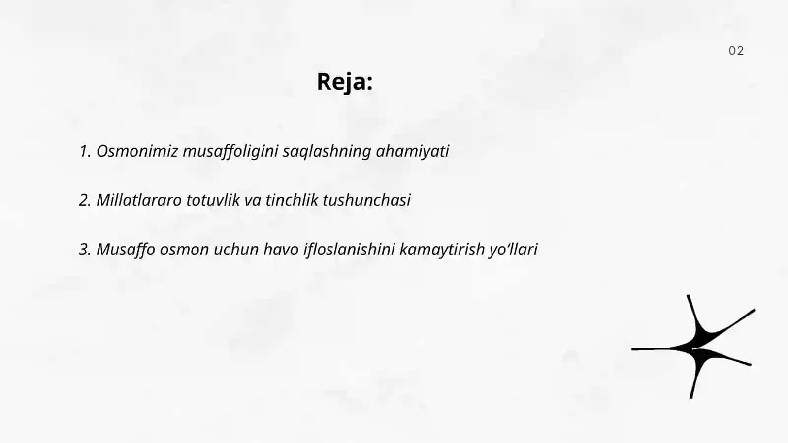 Osmonimiz musaffo boʻlsin tinchlik millatlararo totuvlik 2