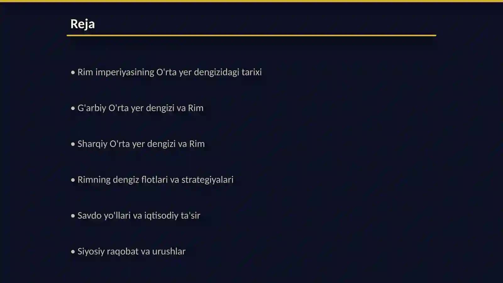 Rimning g'arbiy va sharqiy O'rta yer dengizida hukmronlik qilish uchun kurashi 2