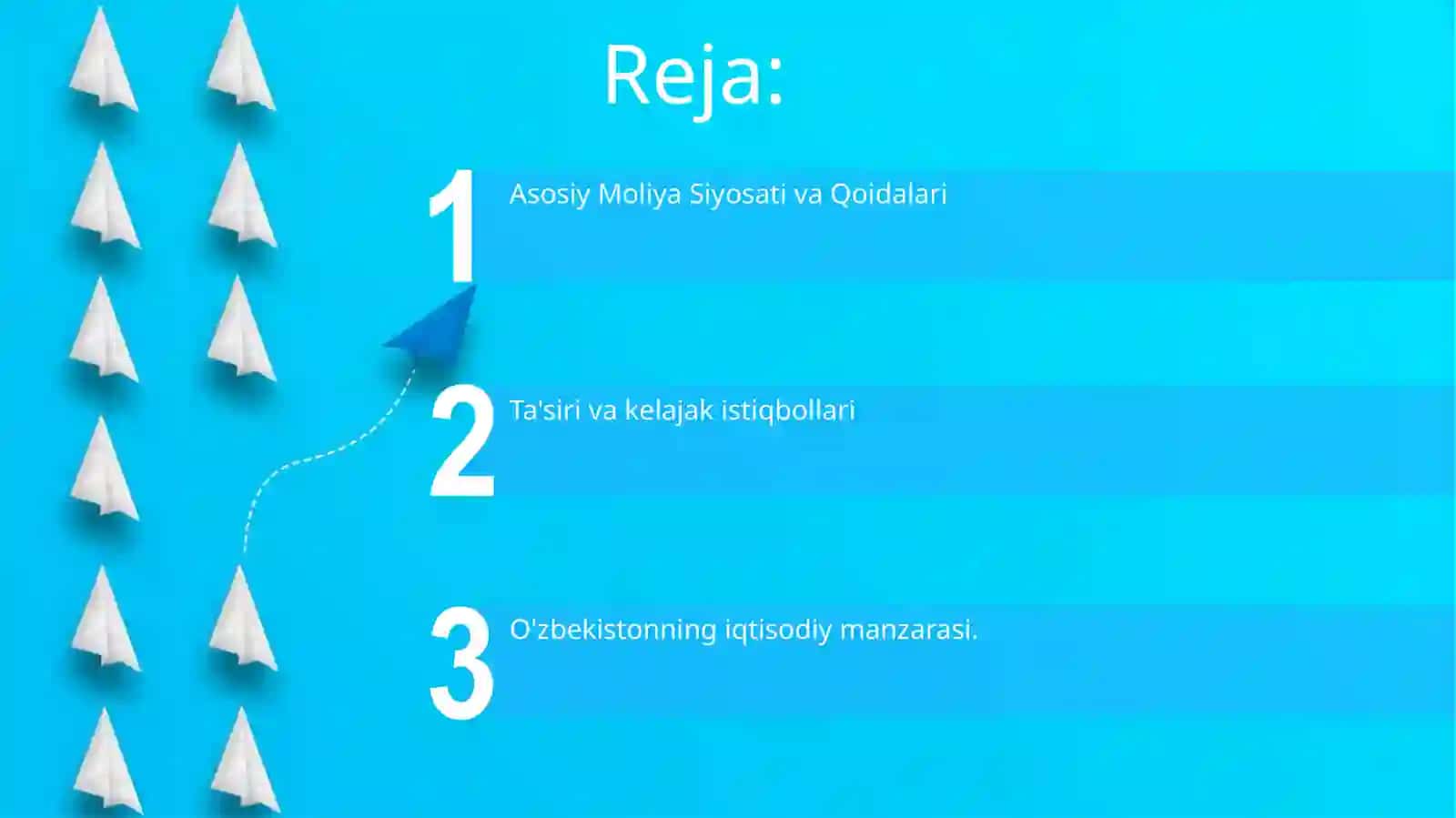 Asosiy Moliya Siyosati va Qoidalari 2