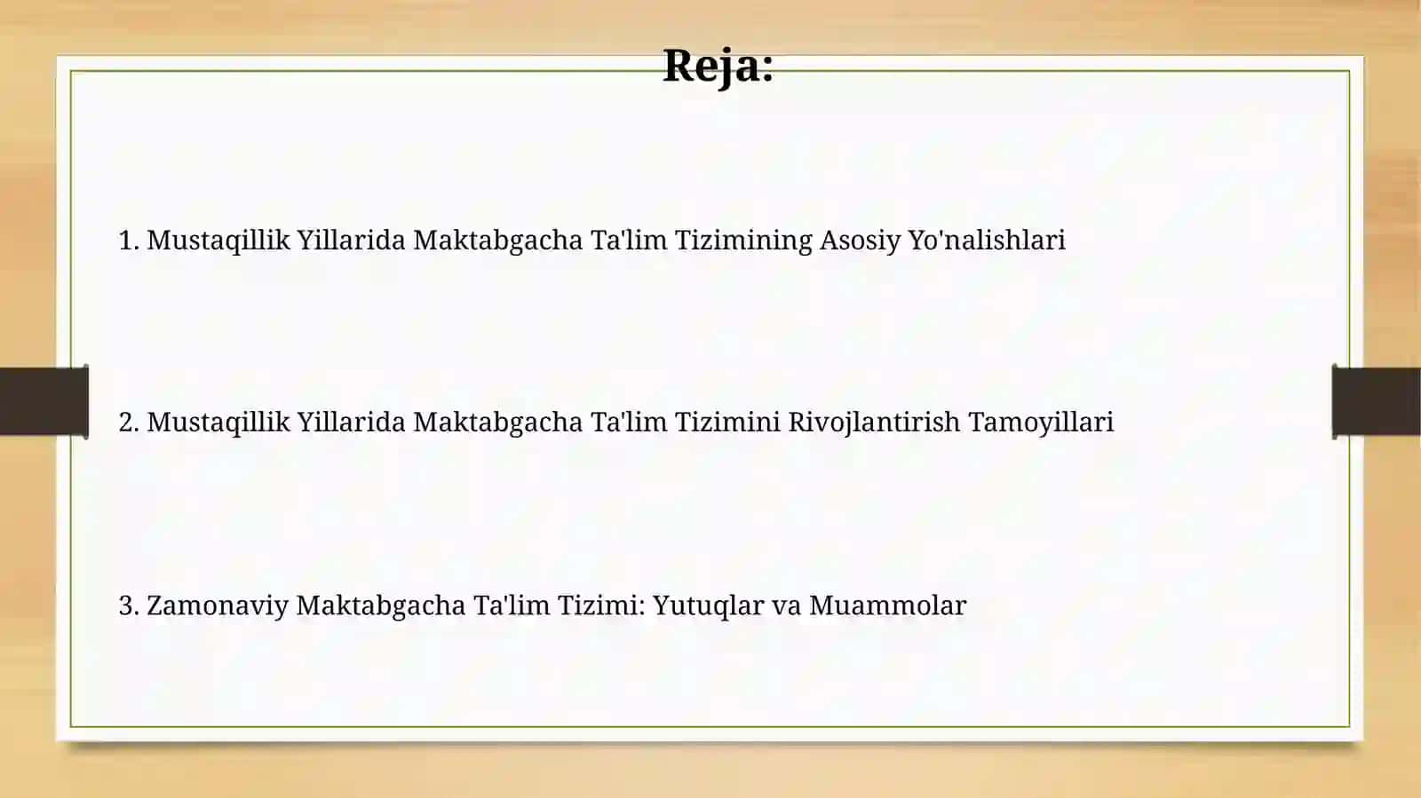 Mustaqillik Yillarida Maktabgacha Ta'lim Tizimini Rivojlantirish Tamoyillari 2
