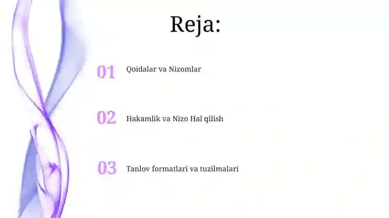 Futbol bo'yicha musobaqalarni tashkil etish va o'tkazish qoidalari 2