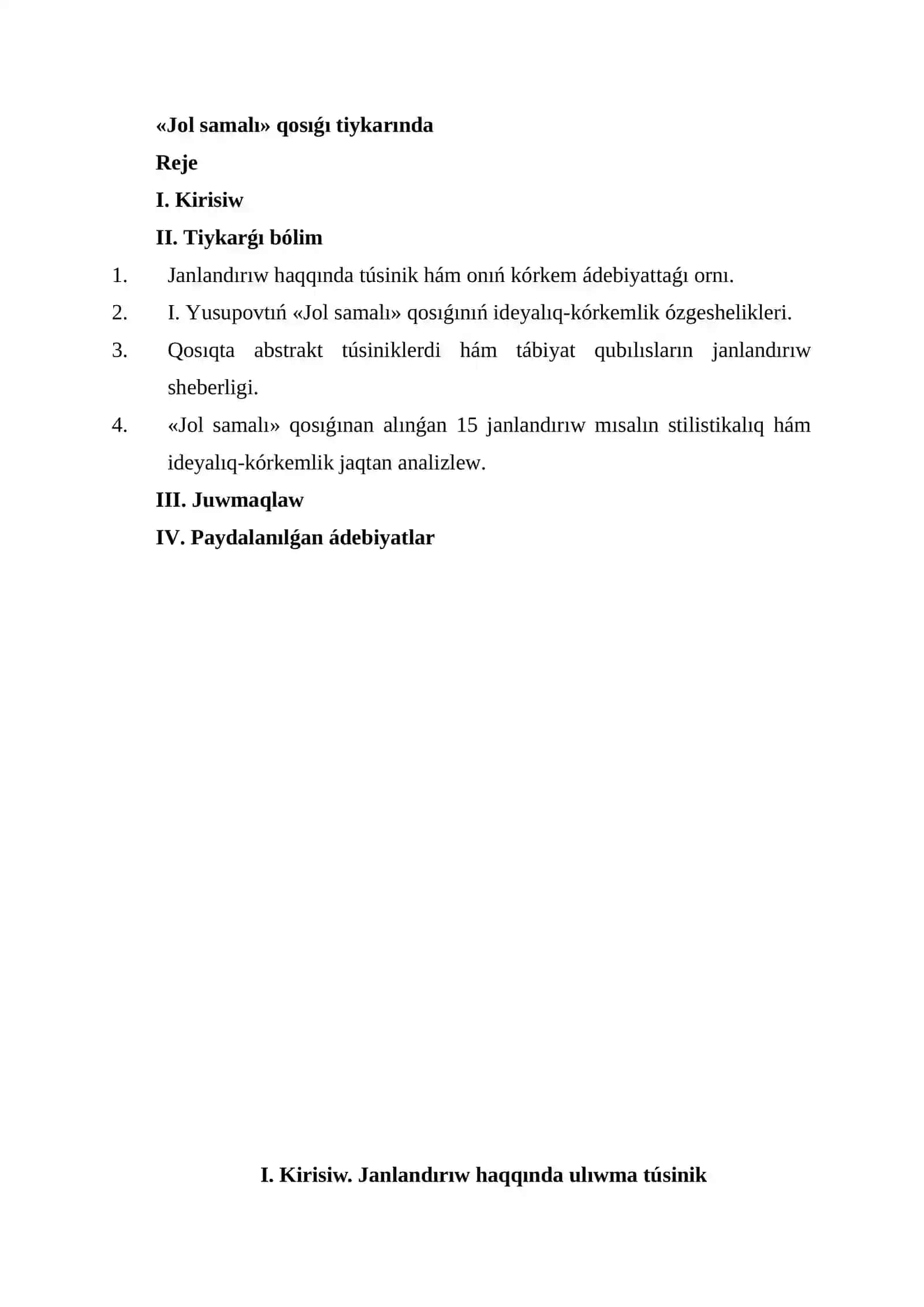 QARAQALPAQ TILI KÓRKEMLEW QURALLARI HÁM STILISTIKA PÁNINEN 2