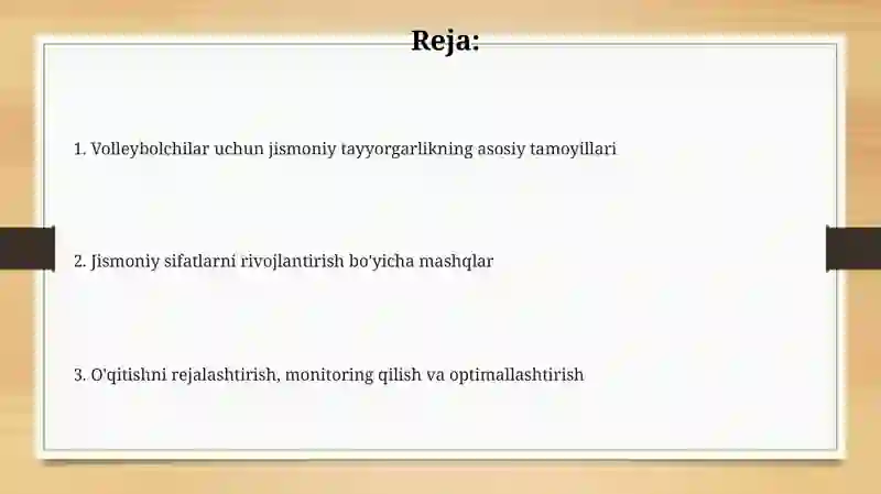 Jismoniy Tayyorgarlik Maxorati 2