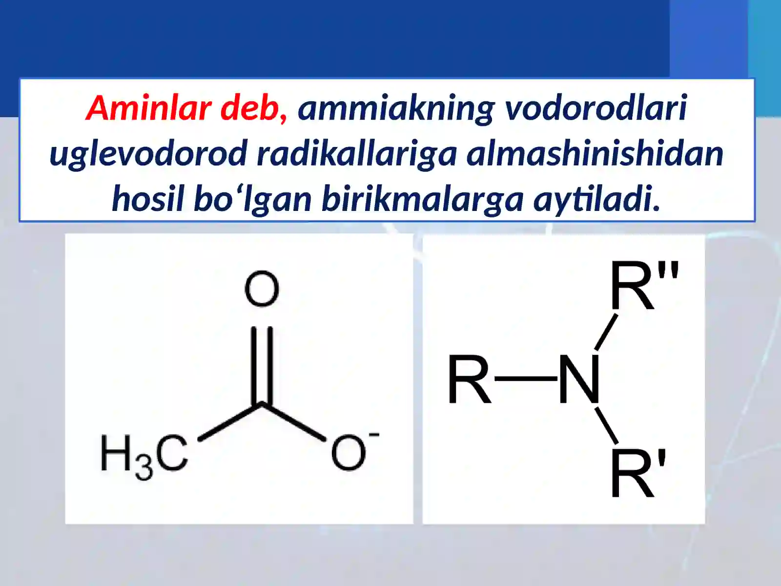 Aminlarvaaromatikaminlar.Olinishivaxossalari 2