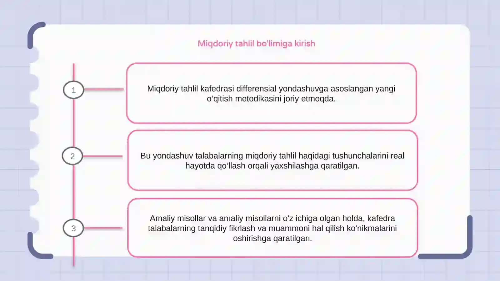Differensial Yondashuv Asosida Miqdoriy Analiz Bo‘limini O‘qitish Metodikasi 2