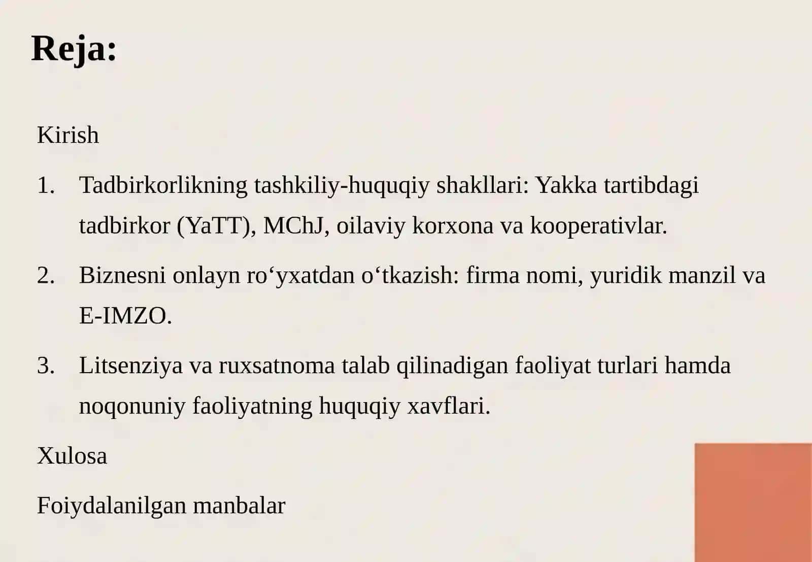 Biznesni Qonuniy Rasmiylashtirish va Davlat Ro‘yxatdan O‘tkazish 2