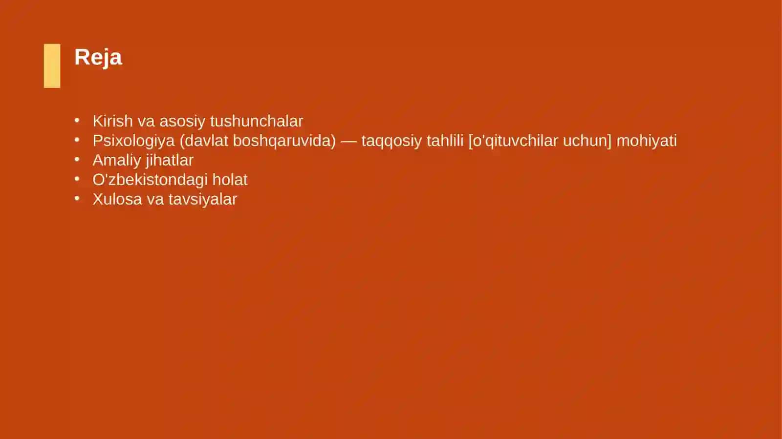Psixologiya (davlat boshqaruvida) — taqqosiy tahlili [o'qituvchilar uchun] 2