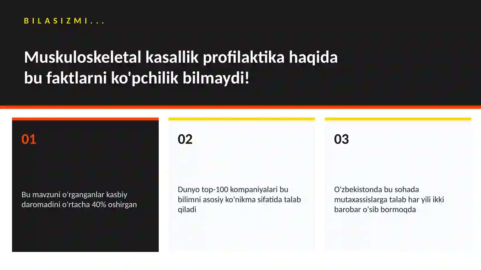 Muskuloskeletal kasallik profilaktika 2