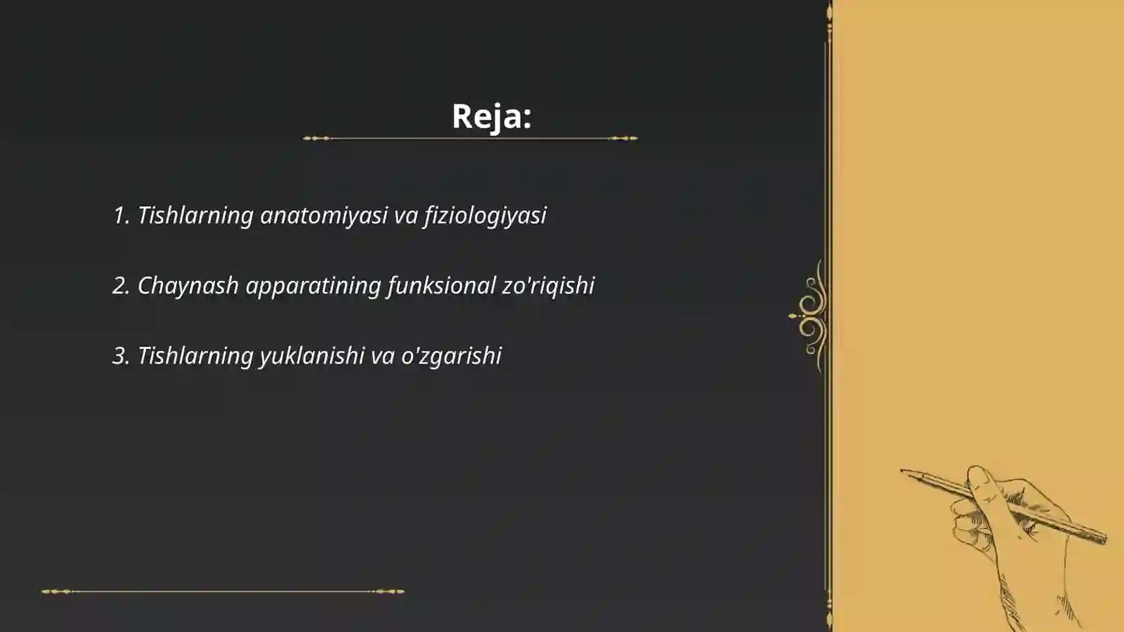 Tishlarning va ChPJBning funksional zo'riqishi 2