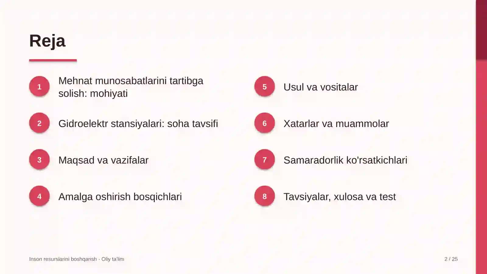 gidroelektr stansiyalarida mehnat munosabatlarini tartibga solish 4503 2